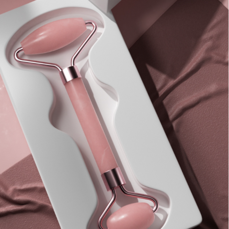 SootheSculpt™ Rose Quartz Facial Sculpting Roller