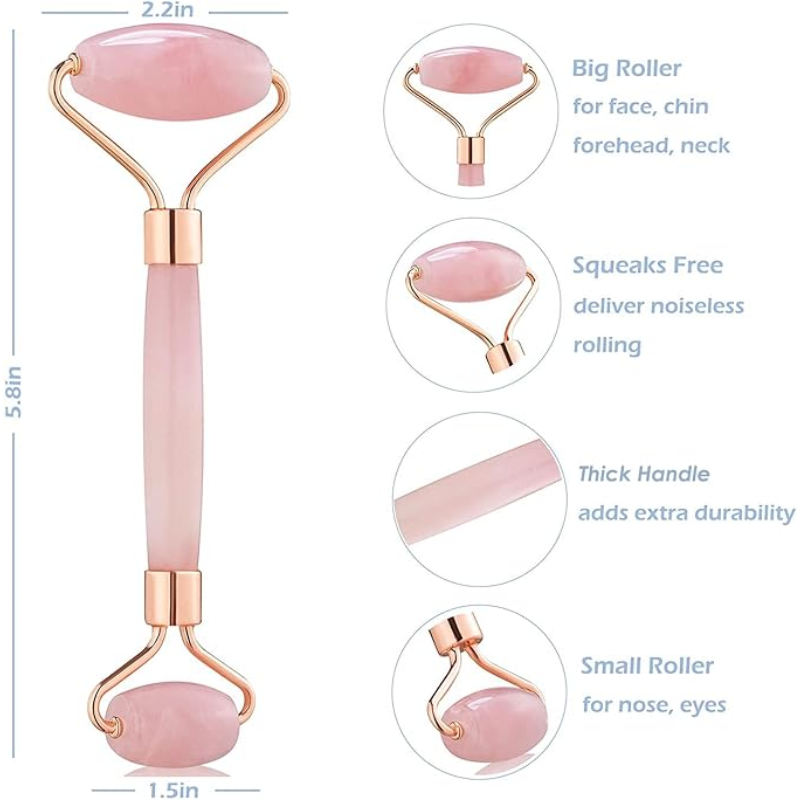 SootheSculpt™ Rose Quartz Facial Sculpting Roller